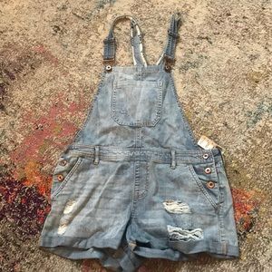 Denim overalls!